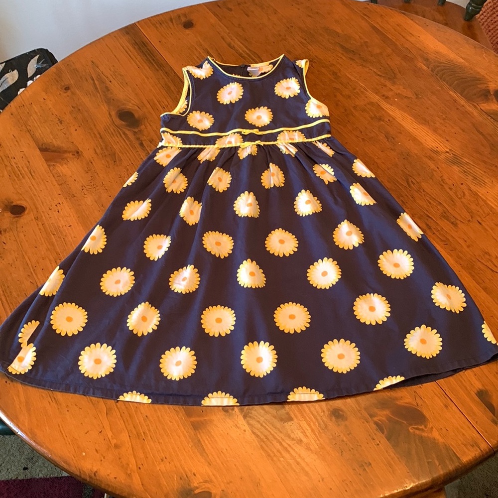 Gymboree Blue Flower Dress Size 12